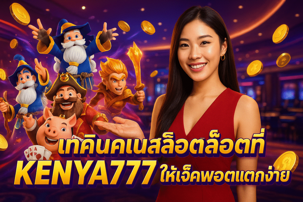 เทคนิคเล่นสล็อตที่ KENYA777 ให้แจ็คพอตแตกง่าย