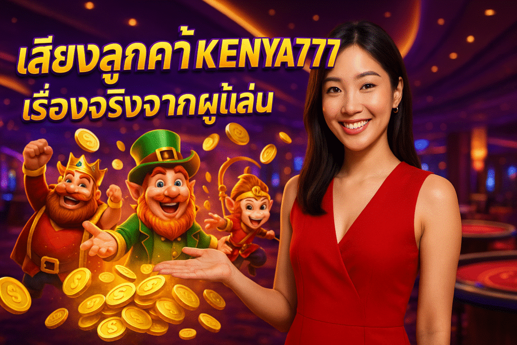 เสียงลูกค้า KENYA777 เรื่องจริงจากผู้เล่น